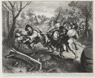 Peasants Fighting Over a Game of Cards