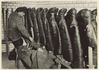 A parade of protective waders