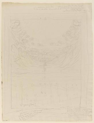 Study for the "Credo" Series (recto); Landscape (verso)