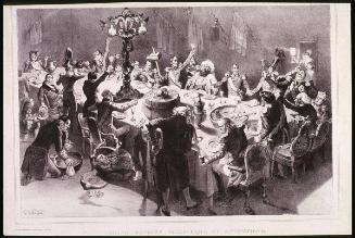 Grand banquet monarchique et anti-national. Toasts portés par les potentats, monarques et princes absolus de l'Europe, à l'anéantissement de toutes les libertés populaires