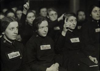 The Salvation Army cadets wear name tags for identification, as there are too many of them for the leaders to memorise every single name.