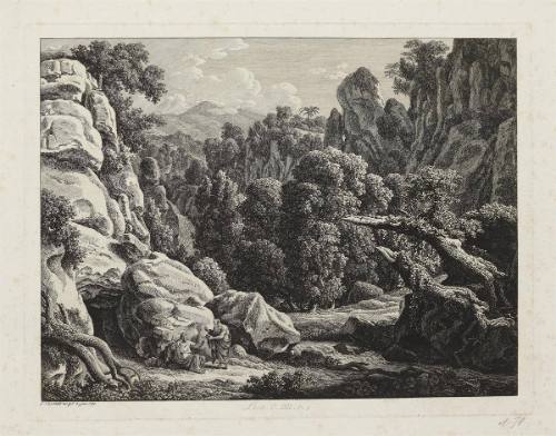 Die Landschaft mit der Versuchung Christi