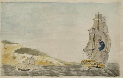 Seascape with Two Ships