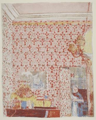 Interieur aux teintures roses I, pl.5 from Paysages et Interieurs