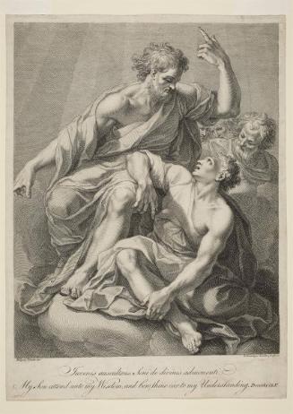 Juvenis auscultans, Seni de divinis admonenti (prov V,v.1)