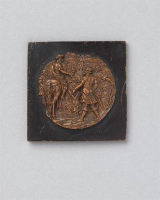 Roundel: The Just Judge from the Gesta Romanorum