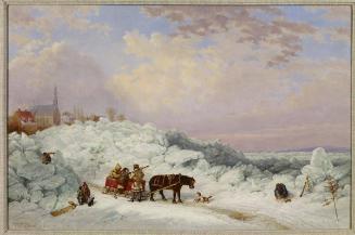 Longueuil, Quebec, with Mount Royal in the Background