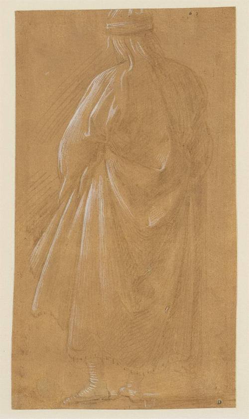 A Standing Draped Youth