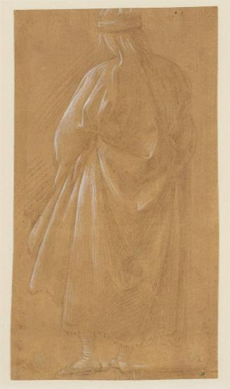 A Standing Draped Youth