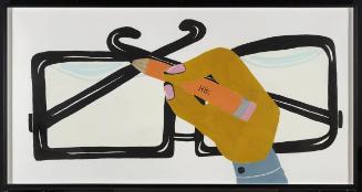 Composition (Drawing of My Grandmother's Glasses)