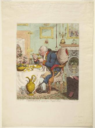 Temperance enjoying a Frugal Meal