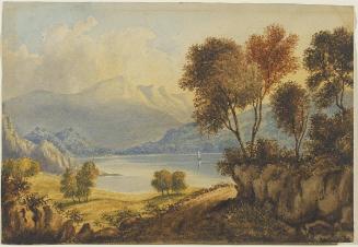 Landscape with Sailing Boat