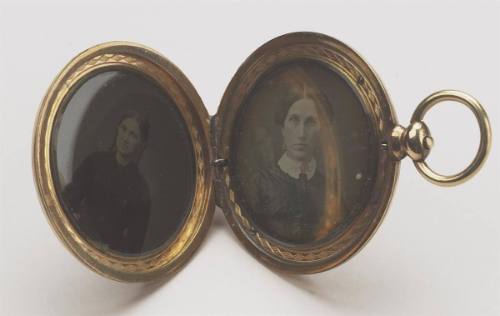 Locket [Portrait of a Woman, Portrait of a Woman with Collar]
