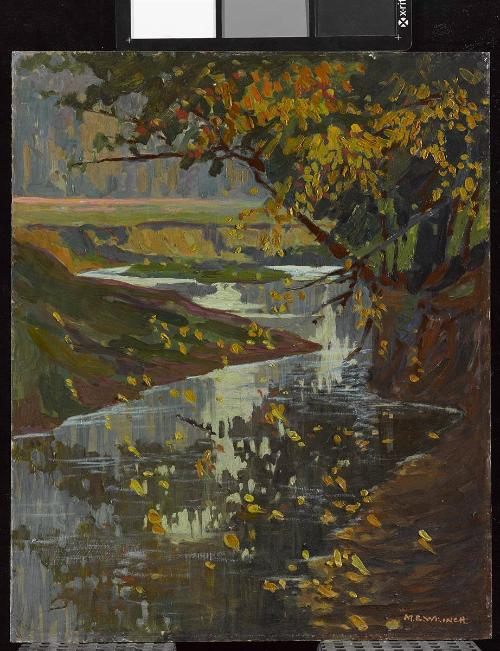 Stream, Falling Leaves