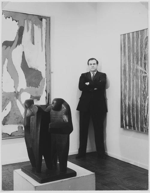 Avrom Isaacs (standing in corner)