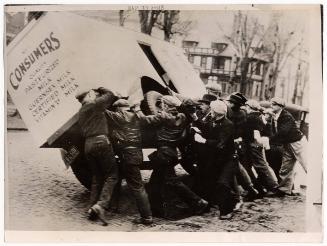 Violent Scenes in Dairymen's Strike