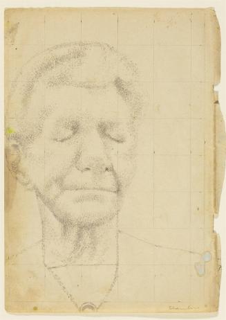 Study after McGilvary County [Elderly Woman with Eyes Closed]