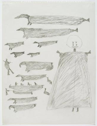 Woman with Hunters and Animals