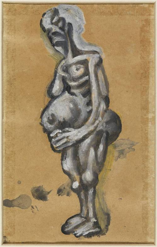 Sketch for Flying Saint (Woman)