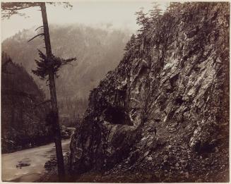Tunnel No. 7 and Gallery, 15 Miles above Yale, Looking Down Valley, Known by the Labourers as the "Slaughter Pen"