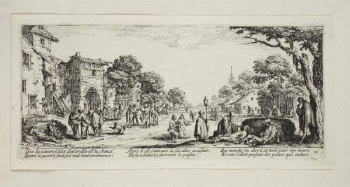 Les Mourants sur le Bord des Routes   "Les Grandes Misères de la Guerre"