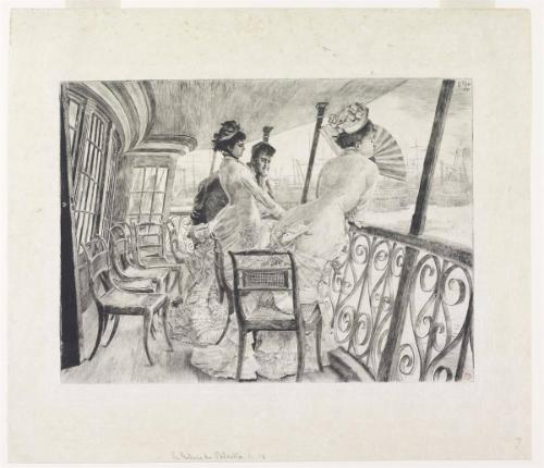 The Gallery of H.M.S. Calcutta (Souvenir of a Ball on Shipboard)