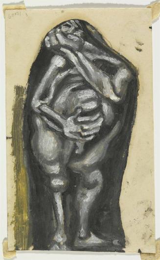 Sketch for Flying Saint (Figure)