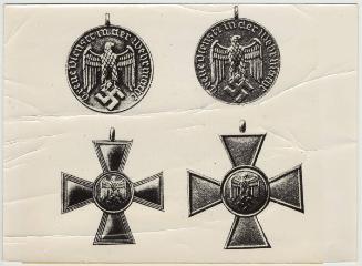 Adolf Hitler has given Decorations for Faithful Service in the Armed Forces.