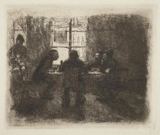 Vier Männer in der Kneipe