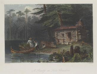 A Shanty on Lake Chaudière