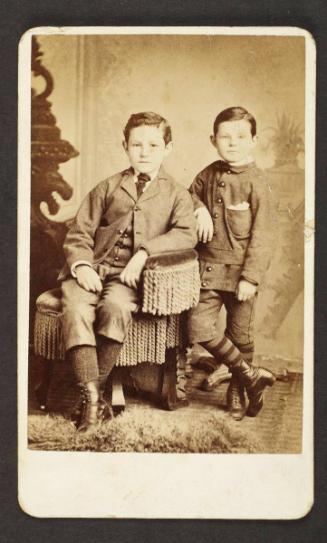 Stuart Settle Peterkin (1869-1886) and James Ernset Peterkin Jr. (1874-1960) [brothers of Theresa Bywater Peterkin]