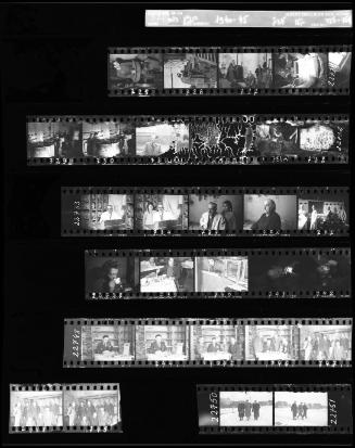 Negative Sheet # 34 from Lodz Ghetto Collection