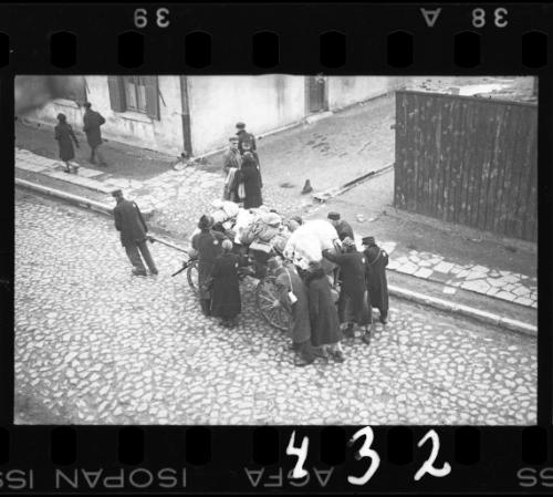Residents moving in with their belongings