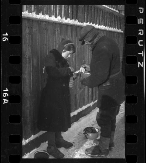 Street life in the ghetto