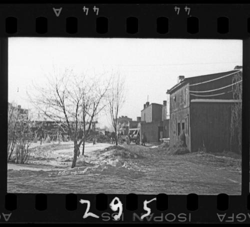 Street scene in winter