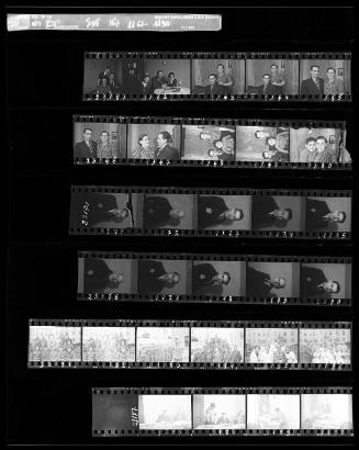 Negative Sheet #21 from Lodz Ghetto Collection