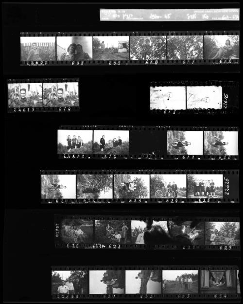 Negative Sheet #38 from Lodz Ghetto Collection