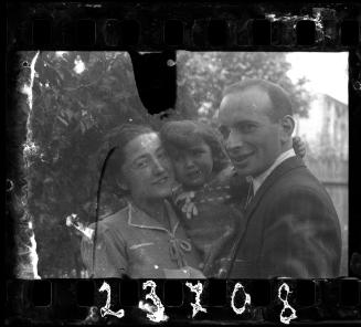 Family with a little girl