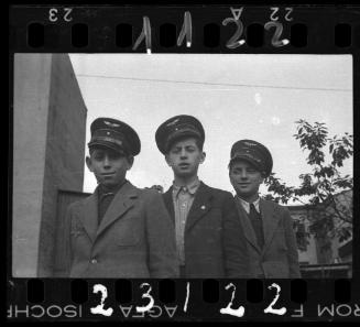 Three young Transport Department workers