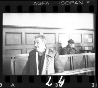 Krampf, assistant to Hans Biebow, head of the Lodz Ghetto's German administration, during his trial