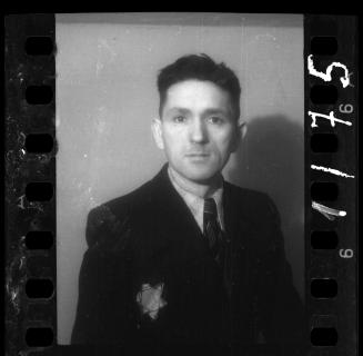 Portrait study of male ghetto resident