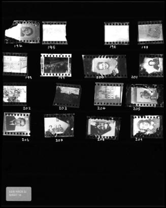 Sheet #16 from Lodz Ghetto Collection Series Additional Negatives 2C