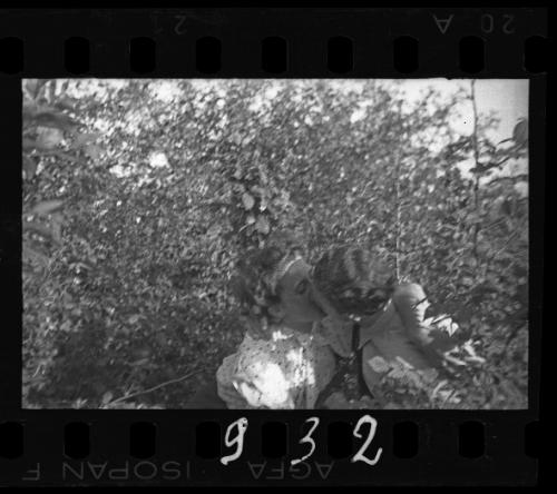 An intimate moment between ghetto residents