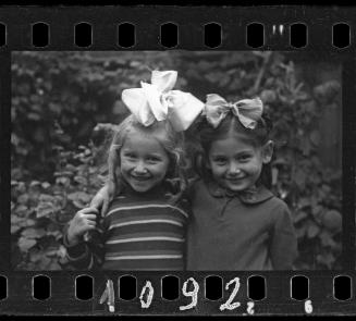 Portrait of two girls