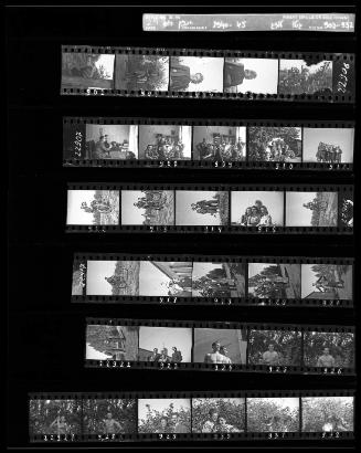 Negative Sheet # 29 from Lodz Ghetto Collection