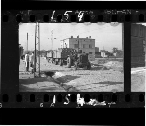 Delivery truck in the ghetto