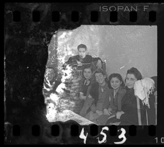 Group of residents seated at a table