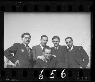 Group of five men