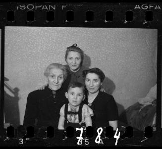 Family portrait of four