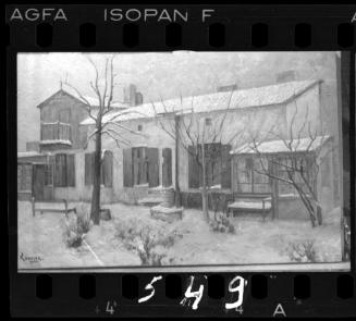 Copy of a painting of a building